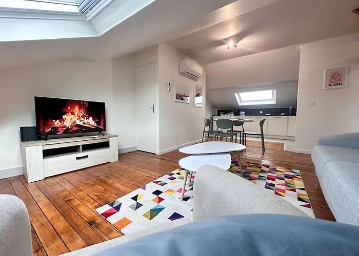 Apartman Forum Champagne Grand T2 Climatise Vue Cathedrale