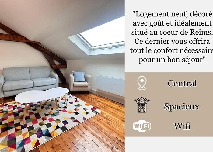 Forum Champagne Grand T2 Climatise Vue Cathedrale *