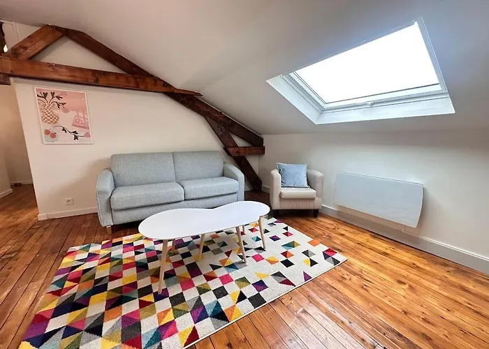 Forum Champagne Grand T2 Climatise Vue Cathedrale Apartman *