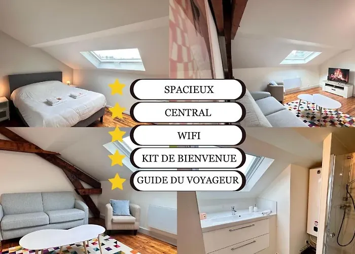 Apartman Forum Champagne Grand T2 Climatise Vue Cathedrale